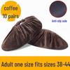 Washable Non-Slip Velvet Shoe Covers for Adults & Students - Ideal for Household & Computer Classes