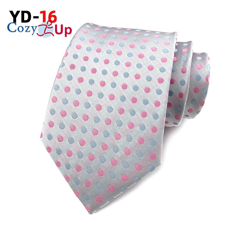 3.15" Fashion Wave Dot PaisleyTies Cravată pentru bărbați Circle Dot pentru nuntă