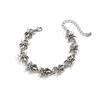 Ingemark Punk Hip-Hop Silver Color Spider Bracelet Women Vintage Adjustable Metal Chain Charm Bangles Couple New Jewelry Gifts
