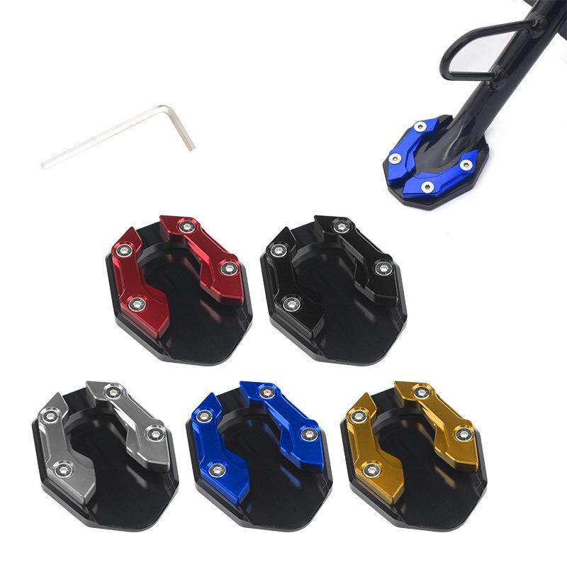 Motorrad Allgemeine Anti-Rutsch-Seitenstützbasis Zubehör Wade, Elektrofahrzeug Motorrad Modifizierte Fußstütze Vergrößerte Basis
