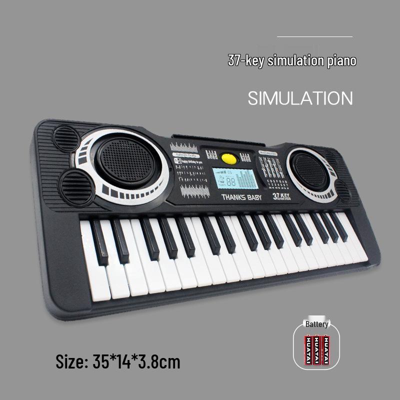 Children's Electronic Organ Piano with Microphone - Educational Toy for Beginners, Ages 2-3