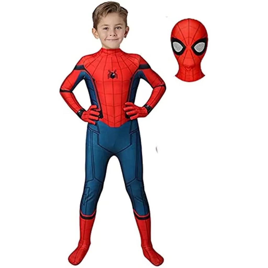 Tuta Cosplay di Halloween per Bambini - Spider-Man Iron Man Venom Miles - Varie Taglie