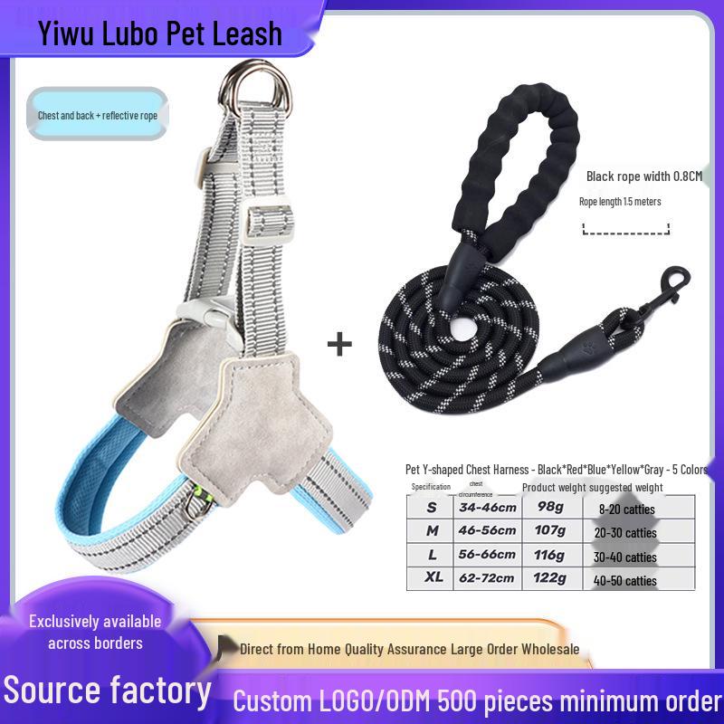 3D-Cartoon-Haustierweste und Leinen-Set für Hunde und Katzen – ausbruchsicheres Geschirr zum Spazierengehen