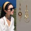 Multi-layers Pendant Earrings Long Chain Dangle Earrings Creative Ear Accessories  Date Night