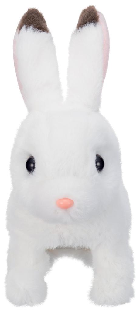 Iwaya (IWAYA) Yukki the Rabbit, a moving plush toy with flapping ears, walking and barking, suitable for ages 3 and up, size W90 x H200 x D180mm,