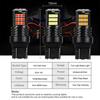 2PCS Signal Lamp Amber T20 7440 LED Brake Light Reverse Light Bulb Fit for Universal Car W21W WY21W Turn Light 12V Super Bright