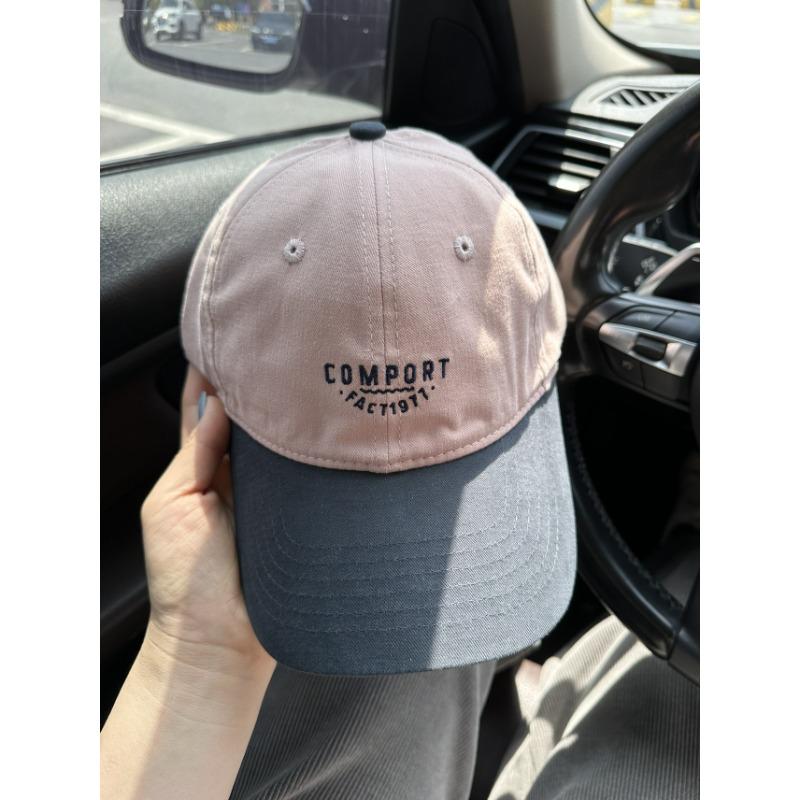 New Retro Contrasting Baseball Caps, Children's Big Head Circumference Peaked Caps Show a Small Face