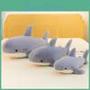 Cute Shark Plush Pillow Toy With Cartoon Design For Kids And Giftgiving
