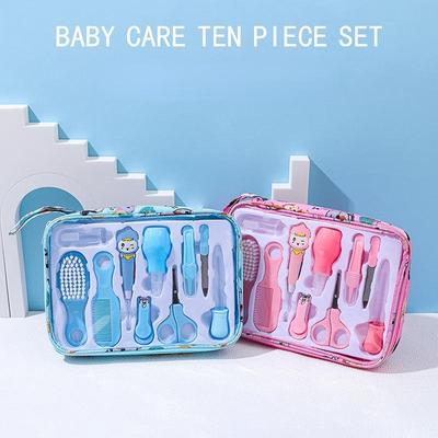 10-in-1 Babynagelpflege-Set mit Nagelknipser, Feile, Bürste & Ohrenlöffel für Neugeborene, Säuglinge, Kleinkinder