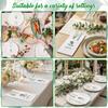 100Pc Linen Feel Paper Napkins Elegant Paper Napkins Multipurpose Safe Linen Feel Napkin for Wedding Silverware Party Restaurant