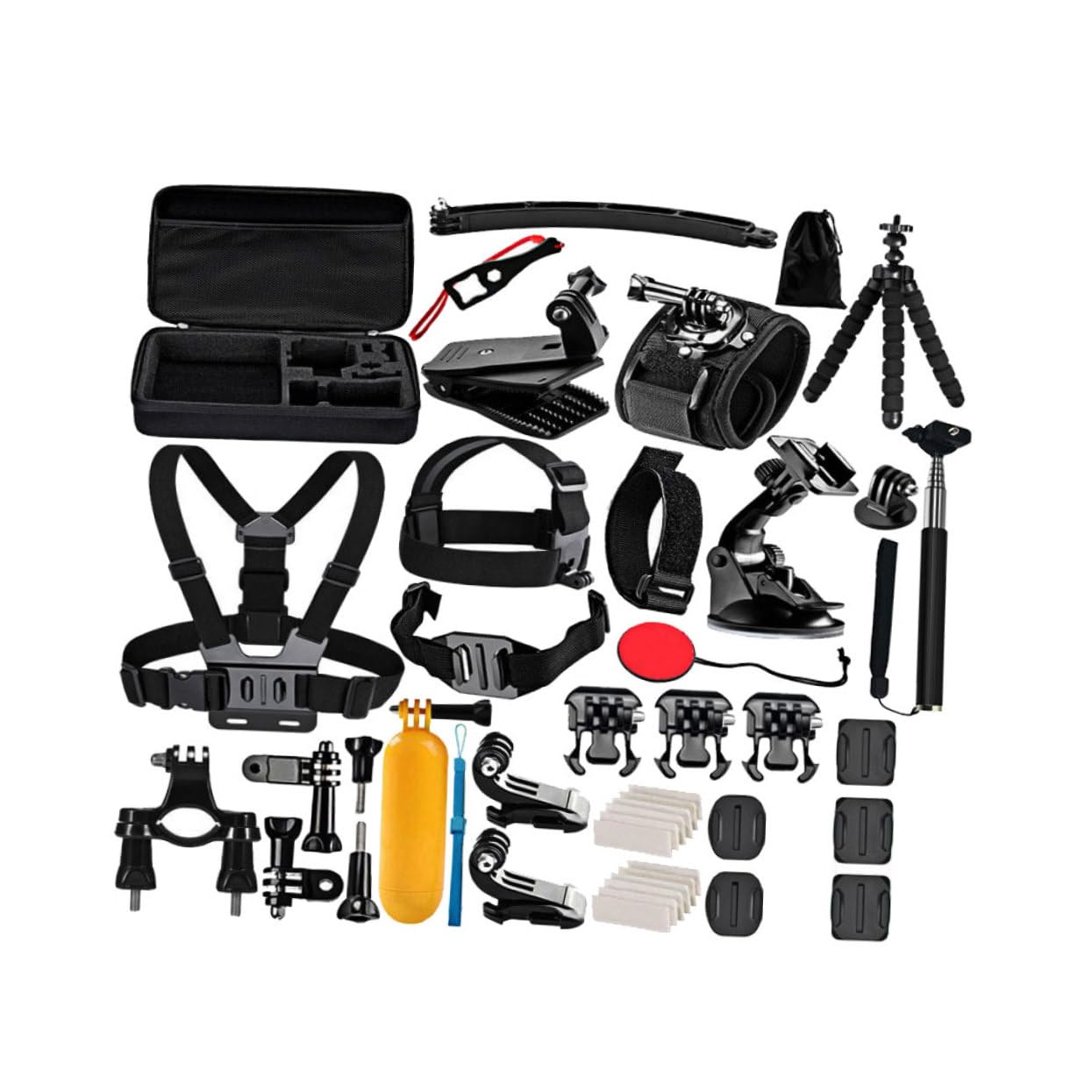 

50 1 Аксессуары Аксессуары для экшн-камеры Палка для селфи для экшн-камеры Аксессуары для улицы Спортивные аксессуары Плавающая палка Инструмент для спортивной камеры чёрный