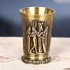 Egypt Myth Retro Metal Cup Non-slip Small Cocktail Cup Personality 3D Wine Glass  Wine