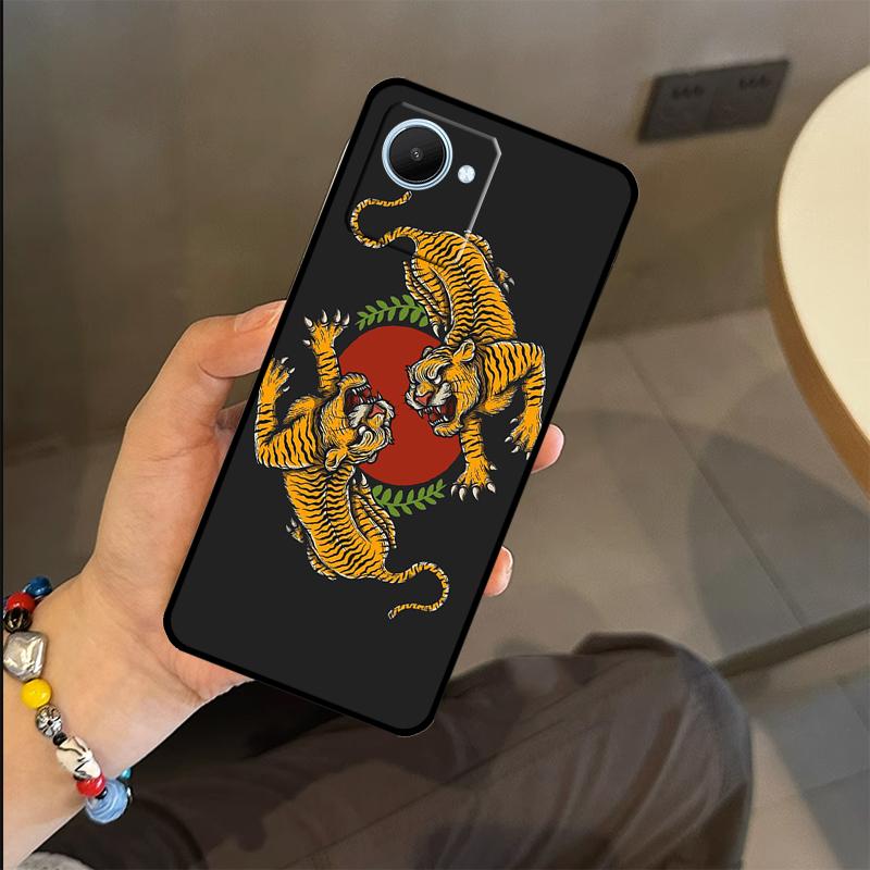 

Tiger Red Sun Japan Art Case For Realme C65 C67 C61 C53 C55 C51 C25 C63 C71 C75 GT6 GT7 Pro 11 12 13 14 15 Pro Plus Realme C25 C25s