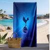 Tottenham Hotspur FC Personalized Printed Beach Towel Soccer Logo Support Custom Name Text Absorbent Towel For Sport Travel Special Gift