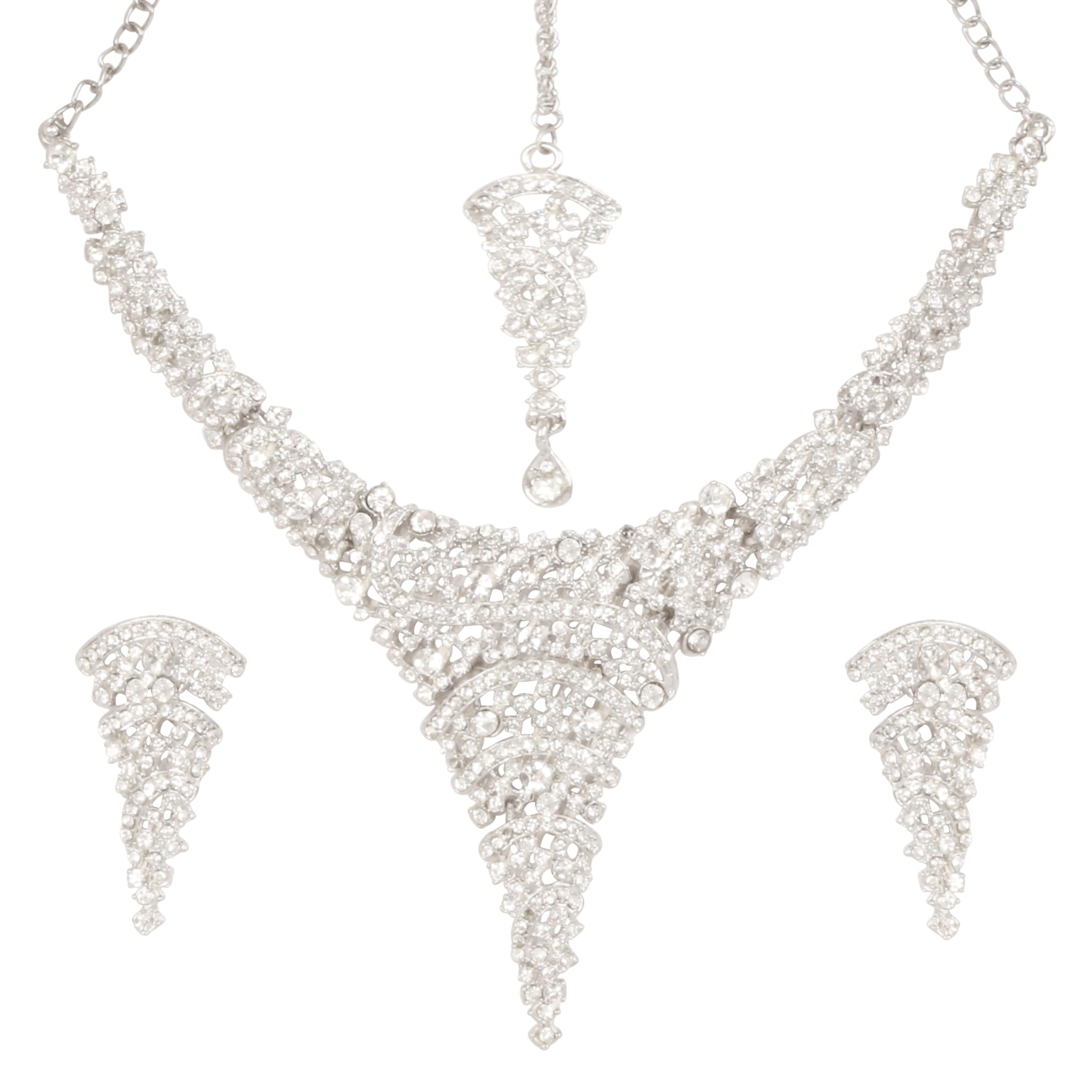 Touchstone Padmavati Collection Choker Necklace Set, Antique Gold Tone, Imitation Pearls, Women s, Indian Bollywood Traditional Luxury Designer