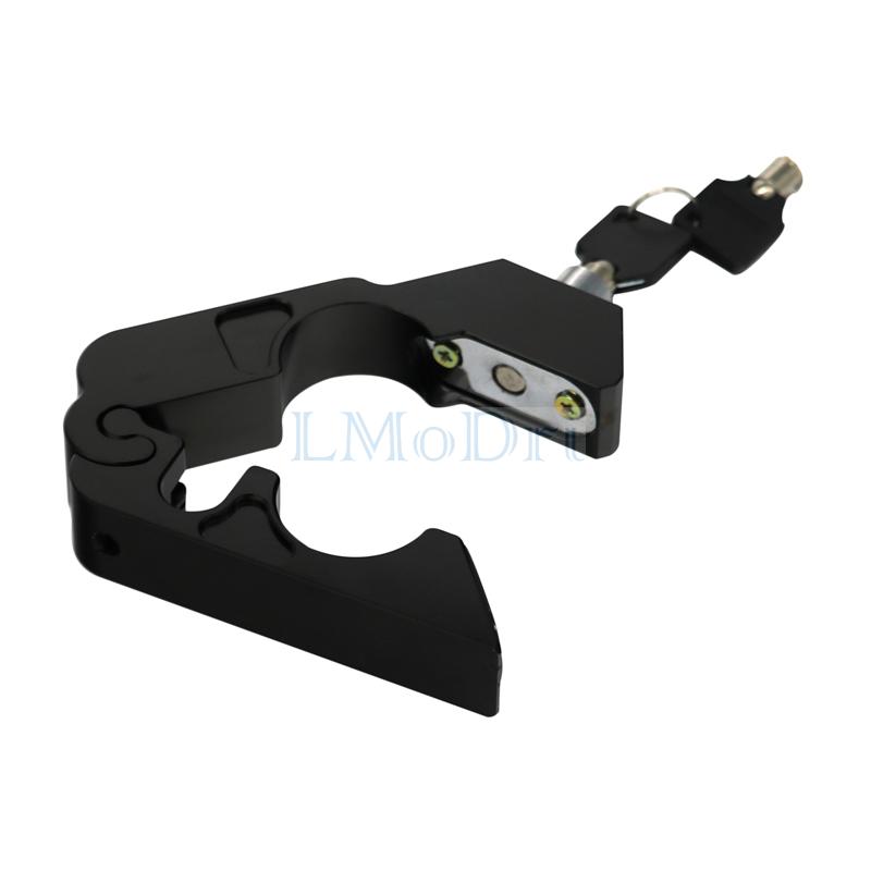 LMoDri CNC Motorcycle Handlebar Lock Brake Lever Throttle Grip Security Locks Dirt Bike Scooter Safety Anti Theft