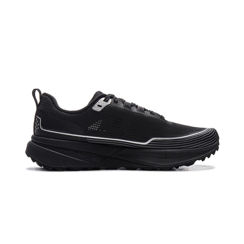 Li-Ning Unisex CF Shuxingji Reflective Shock Absorbing Outdoor Casual Sneakers Black AHCV037-5