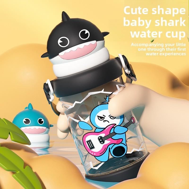 Cartoon Childrens Plastic Cup With Straw And Heat Resistant Material For Outdoor Use