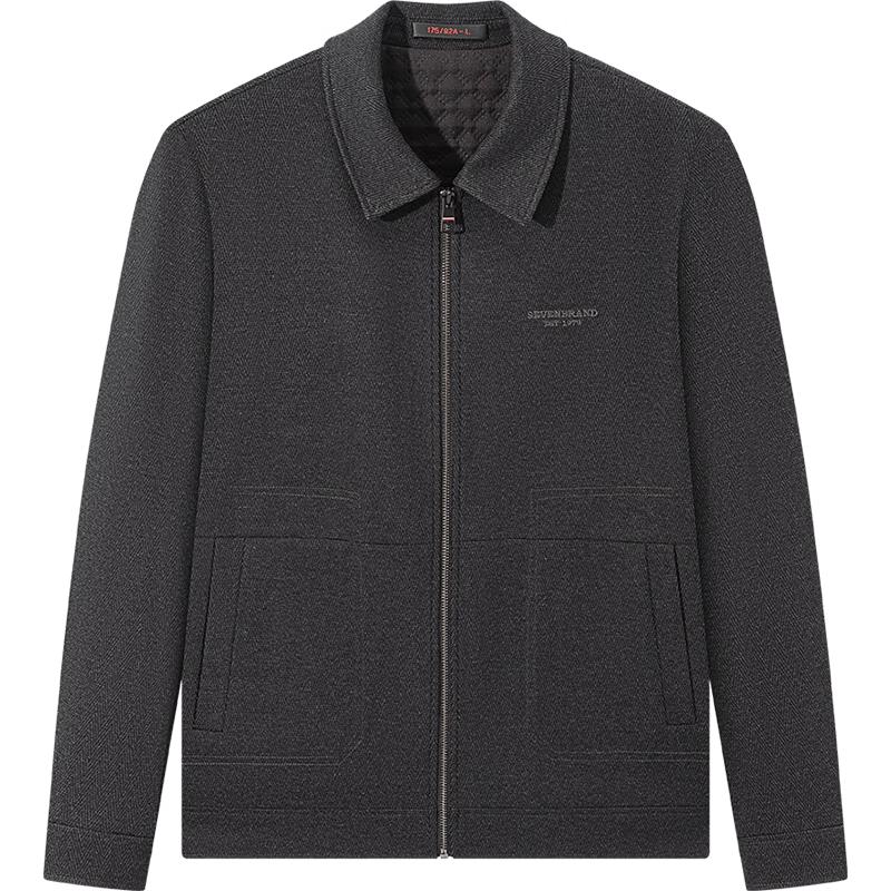 

Qipai Men s Quilted Lapel Business Jacket S