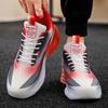 Men’s Red Sports Shoes Running Sneakers Summer Students Large Size Basketabll Shoes Thick Sole Shoes
