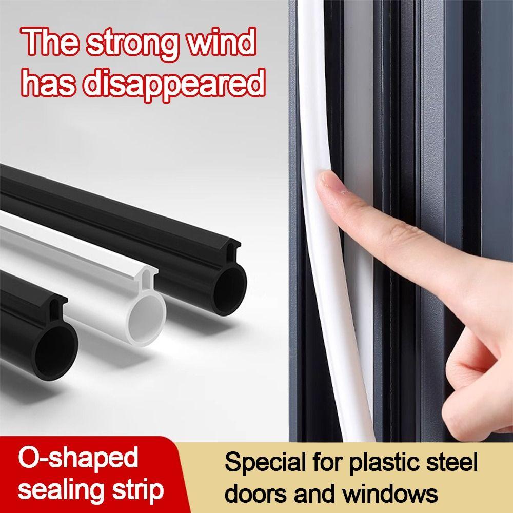 High Quality O-Shaped Sealing Strip Rubber White Black Weather Stripping Window Soundproofing
