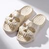 Fashion New Personalized Skull Design Slippers for Men 2024 Summer Fun Novelty Slides Thick Sole Platform Beach Non-slip Women Sandals