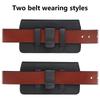5.2-7.0inch Nylon Mobile Phone Pouch Belt Waist Bag Clip Holster Case for iPhone