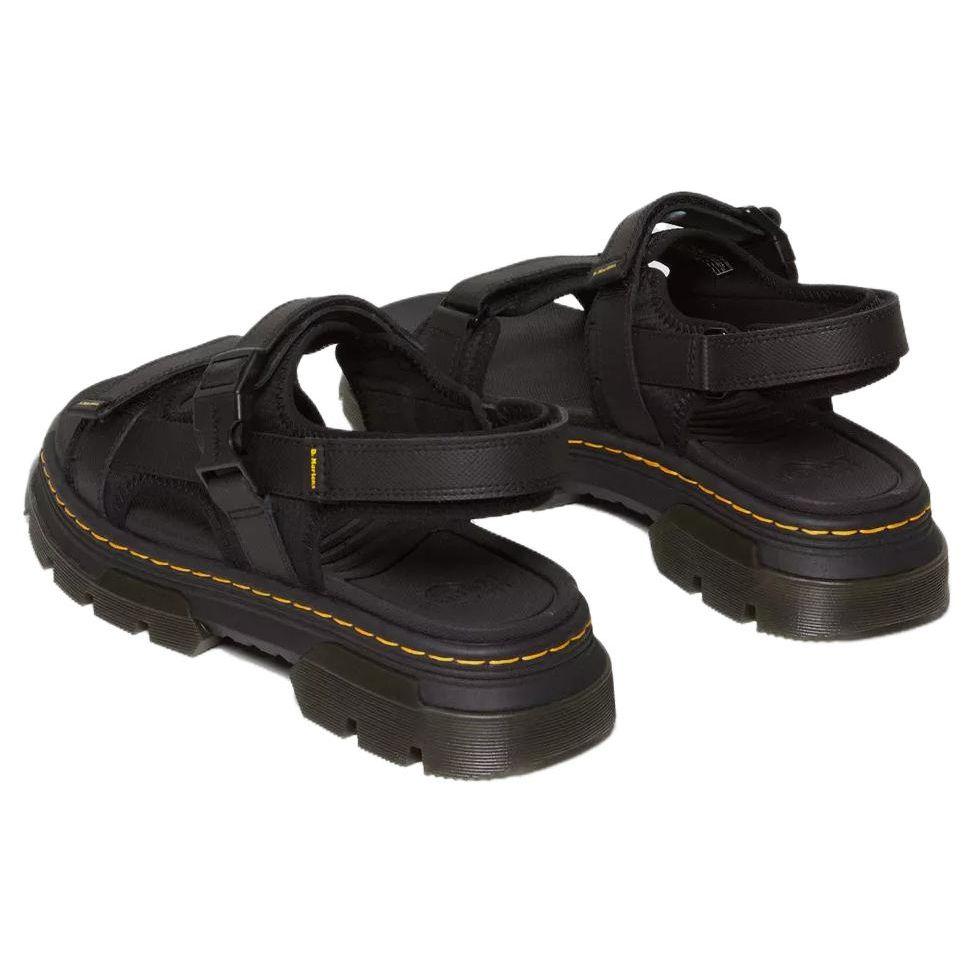 Dr. Martens Fabric Minimalist Comfortable Versatile Beach Sandals Unisex Sandals Black 31560001