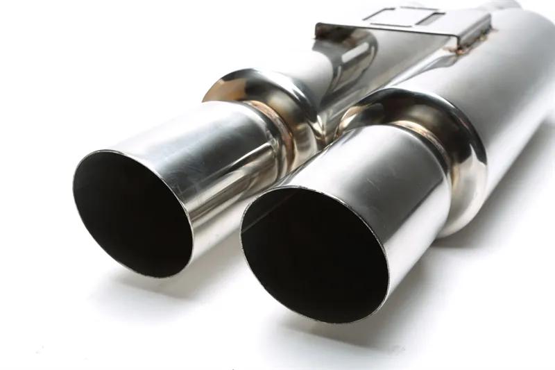 TA Technix Universal Sports Muffler 63.5mm Stainless Steel 2x92x87
