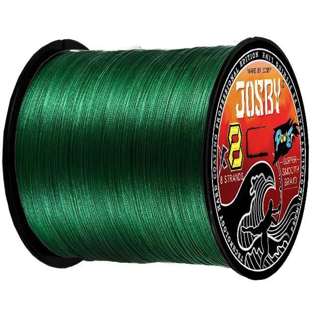 8X Japan Braided Polyethylene Fishing Line - Multi-Filament, Speckled, 100M/300M/500M for Fly, Sea, Saltwater, & Freshwater