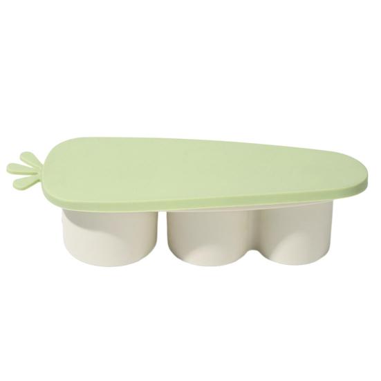 

Поднос для льда в форме цветка с крышкой, дизайн моркови, пищевой, штабелируемый, форма для кубиков льда, для кофейного стакана, устройство для изготовления кубиков льда