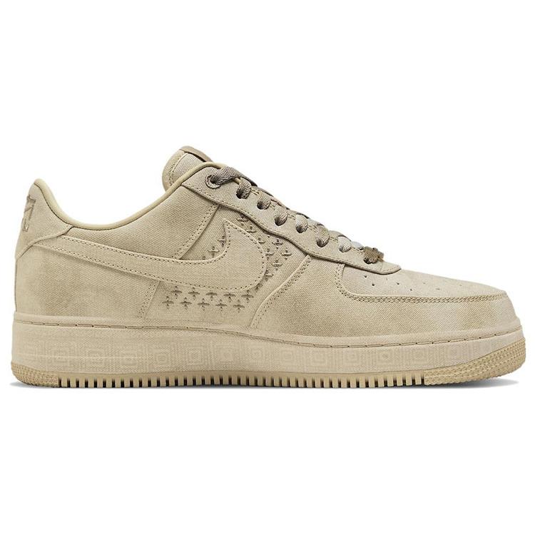 New Nike Air Force 1 Low NAI KE Tan Canvas DV4247-211