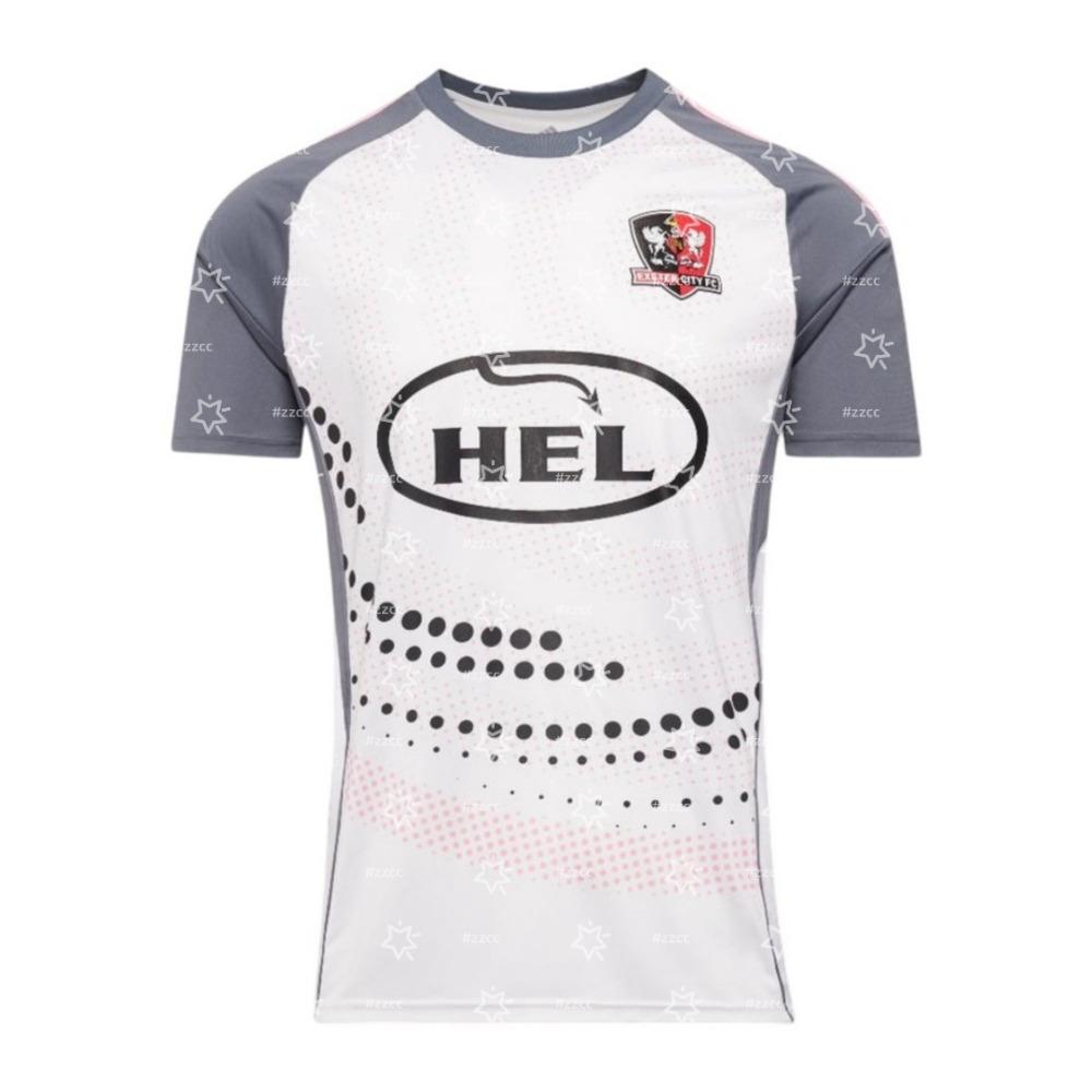 Exeter City Home Football Jersey Training Set Football Fan Gift Summer Sports Men's T-Shirt Kid's Clothing Tee Woman