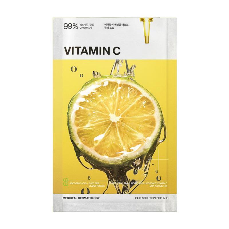 MEDIHEAL Essential High-Performance Mask Pack (4 Sheets) – Choose 1 from 7 Types