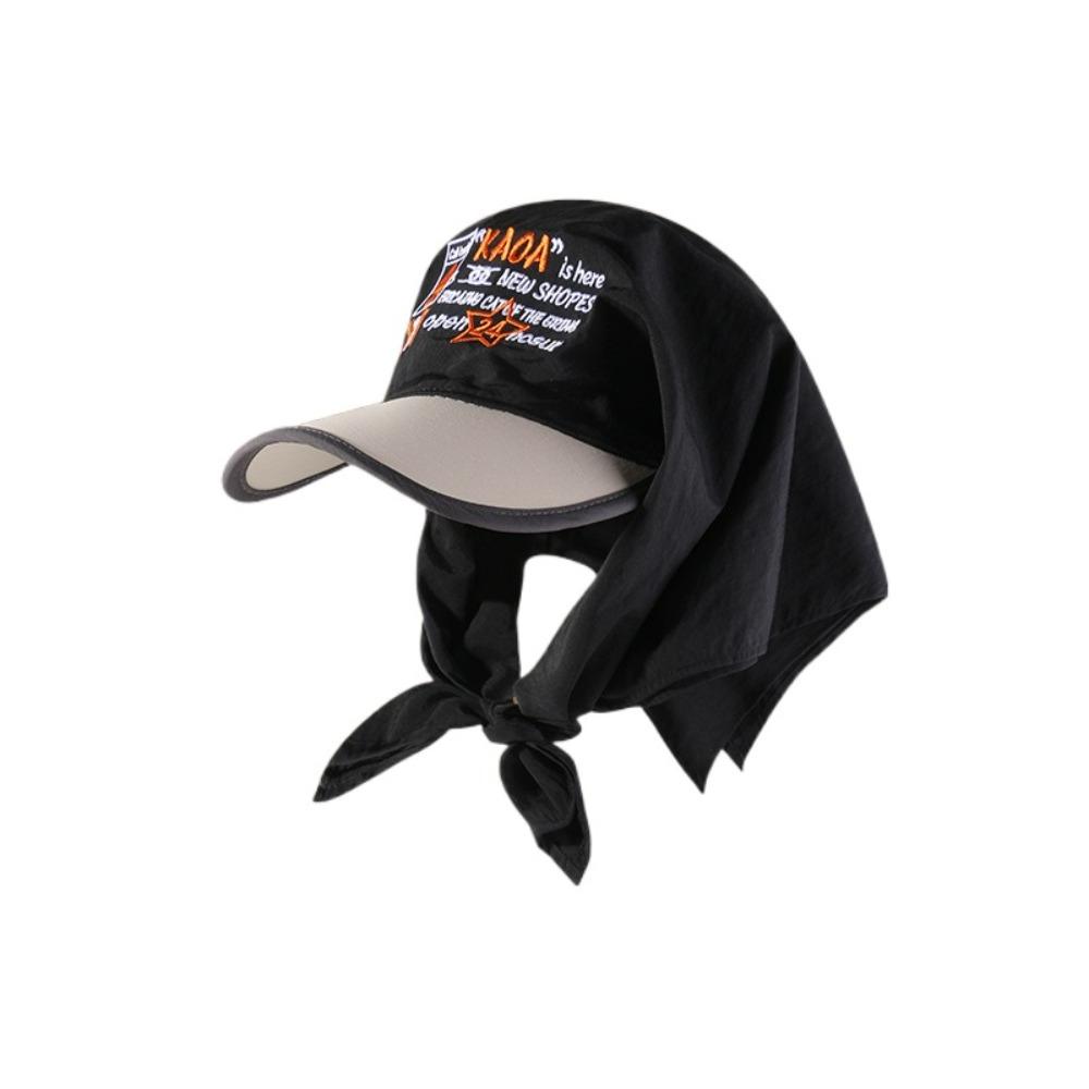 

Вышивка Буква Бейсболка Треугольная Косынка Кепка с Козырьком Косынка Бейсболка Уличная чёрный