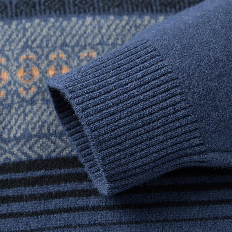 Men's 100% Pure Wool Knitted Sweater