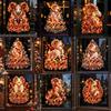 Christmas Sheep Zodiac Wall Stickers Detachable Festival Glass Window Decorations Art Wallpaper For Living Room Home Decor