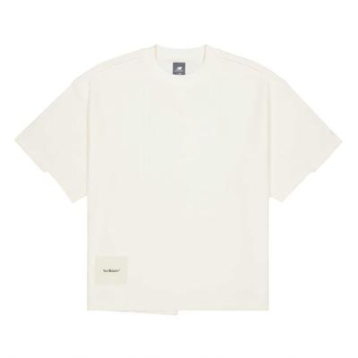 New Balance NB Grey T Shirt Unisex Ivory White NEF19341-IV