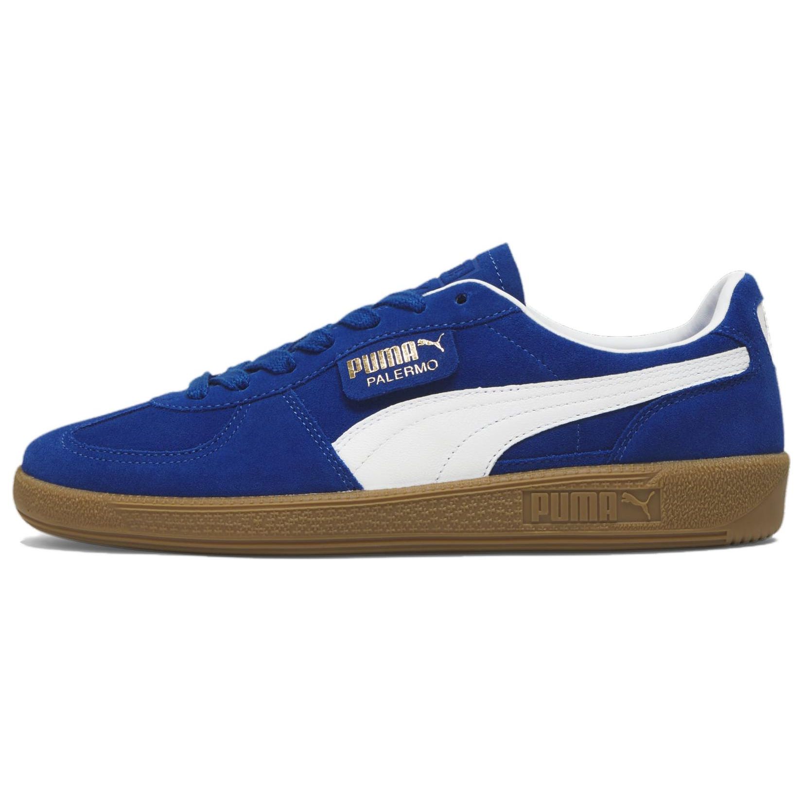 PUMA Palermo Unisex Sneakers Cobalt Glaze Puma White Puma Gold 396463-07 38