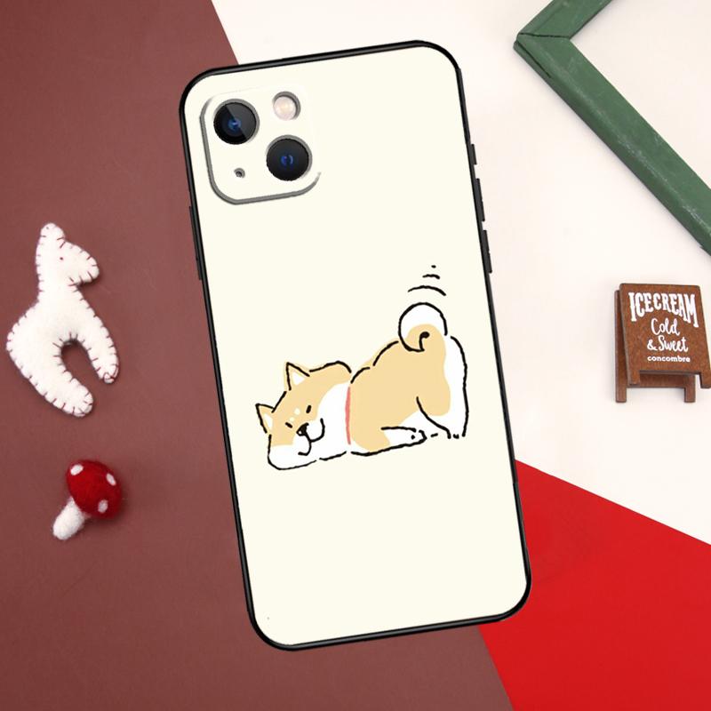 Cute Shiba Inu Case For iPhone X XR XS Max 12 13 Mini 7 8 Plus SE 2020 11 12 13 14 15 Pro Max Back Cover