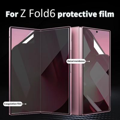 Privacy Screen Protector Soft Hydrogel Film For Samsung Galaxy Z Fold3 Fold4 Fold5 Fold6