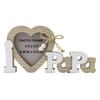 1PC Wooden Love Photo Frame Crafts for Wedding Love Photo Father's Day Papa Picture Frame English Letter Photo Frame Table Decor