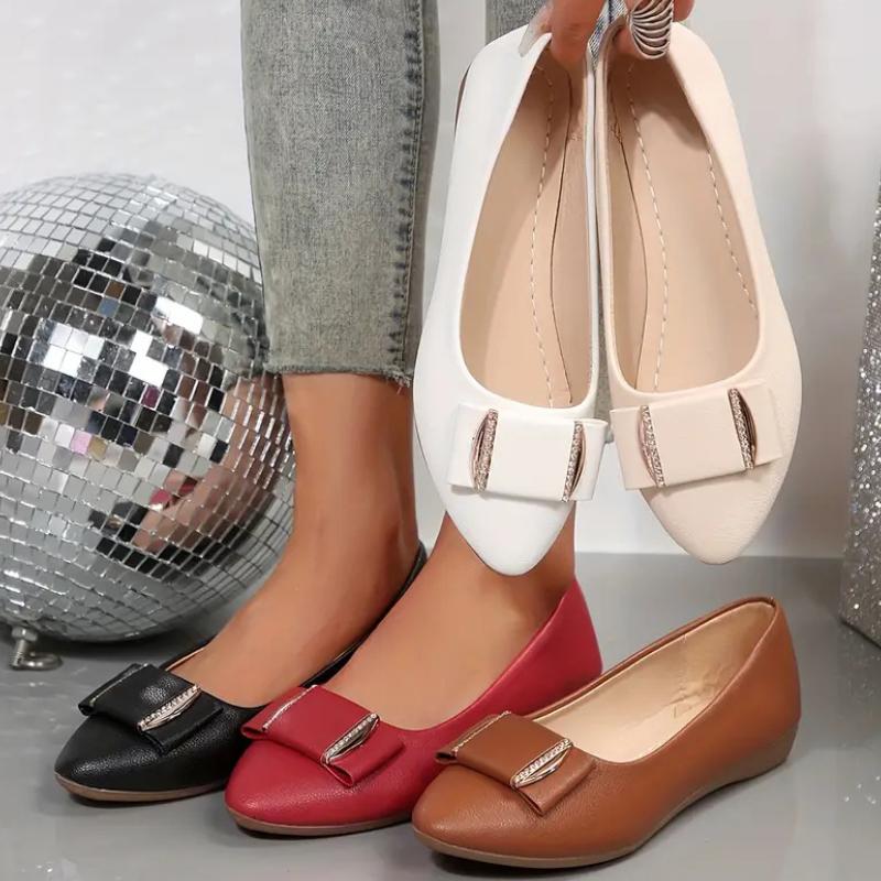 Fashion 2024 Women Trend Flat New Casual Lightweight Office Dress Shoes Women Baotou Slip on Comfortable Elegant Loafers Shoes for Women