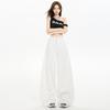 White Jeans Women's Summer New Loose and Drape Wide-leg Pants High Waist and Thin Floor-mopping Pants Versatile