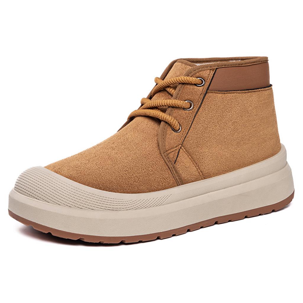 Men's Insulated Thick Cotton Boots, High-top Snow Boots, Outdoor Shoes, Cotton Shoes