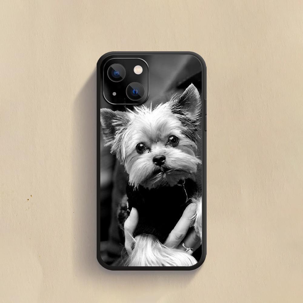 Roztomilé pouzdro na telefon pro psa Yorkies pro iPhone Samsung Galaxy Redmi Xiaomi Oppo OnePlus Note SA 7 8 9 10 11 12 13 14 20 21 22 23 53 54 Pro Max Plus Ultra