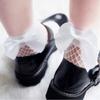 Lolita Socks Women's Medium Tube Ins Fishnet Stockings Short Simple Bow Jk Student Cute Socks Sexy