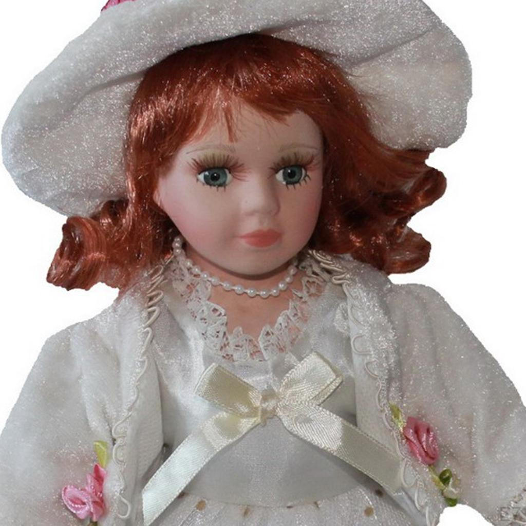 Girl Doll Made Of Porcelain 30cm