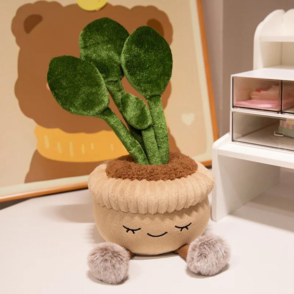 All Series Lifelike Tulip Succulent Plants Plush Stuffed Bookshelf Decor Toy Soft Doll Kawaii Pillow for Girls Birthday Gifts