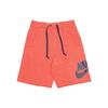 Lace Letter Print Mid Waist Casual Shorts Men Shorts Red DM6817-657